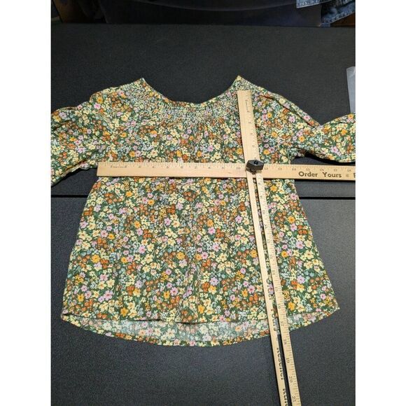 Boho Smocked-Neck Top for Girls Large (10-12) - Picture 4 of 4